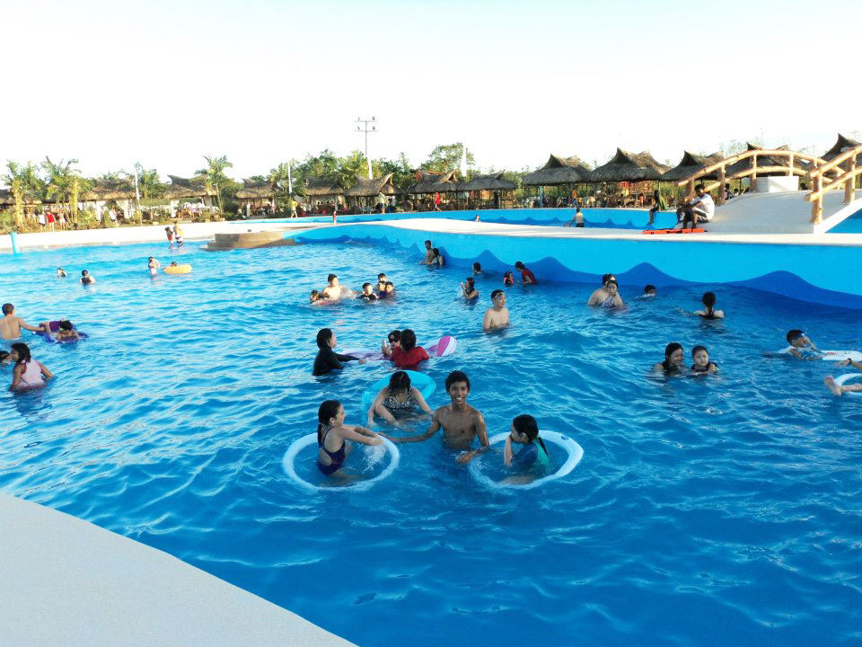 wave pool and raging river haciendas de naga