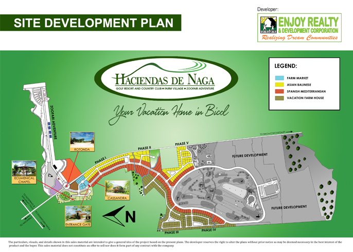 Carolina Naga City Map Haciendas De Naga Site Development Map
