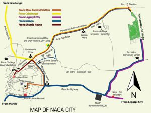 Haciendas De Naga Vicinity Map and Directions