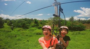 zip line ride at haciendas de naga